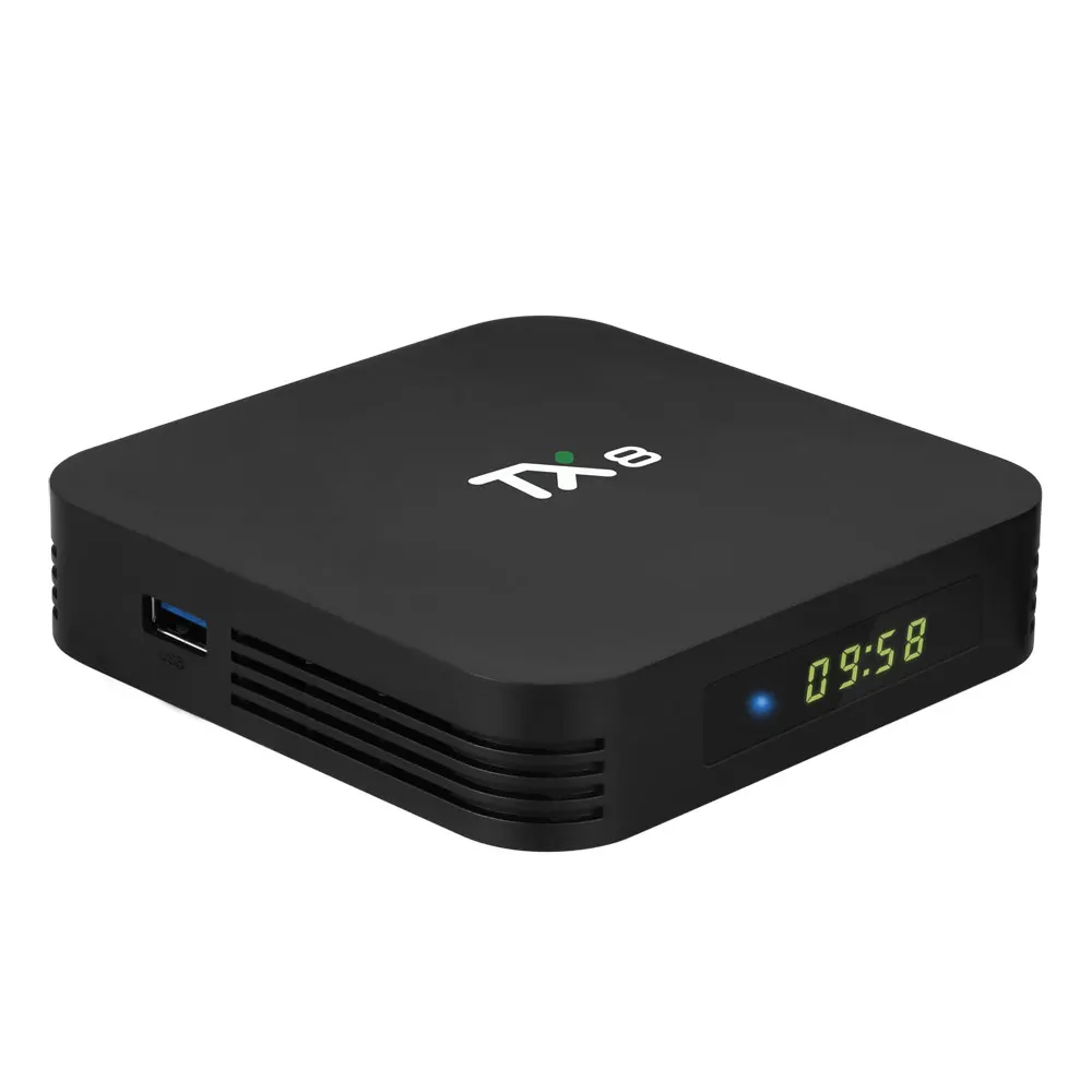 Tanix TX8 RK3318 Smart TV Box HD 4GB RAM 32GB ROM 2.4G 5G WIFI bluetooth 4.0 Android 9.0 4K Set Top Box Digital display