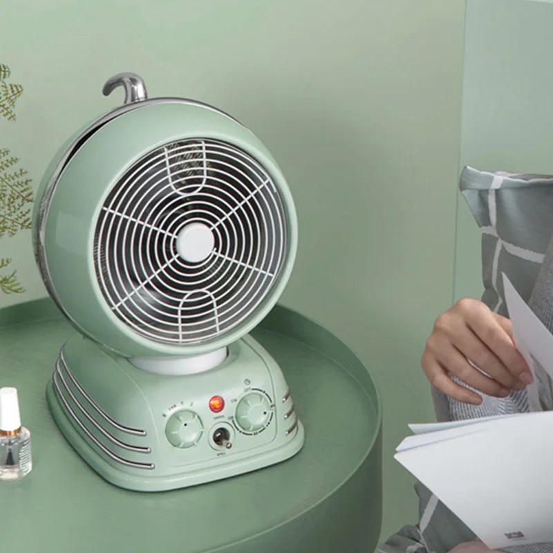 220V 2000w Electric heater fan 120min timing Metal fan blade 3gears  adjustment Far infrared heating ABS+PC shaking head - AliExpress