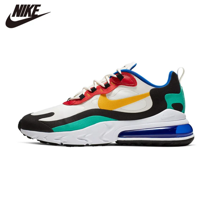 Nike Air Max 270 реагирует Новое поступление мужские беговые кроссовки воздух подушка