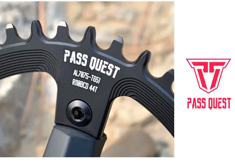 Pass Quest 110bcd шоссейный велосипед титан круглые пластины и отрицательный зуб 7000 80009100
