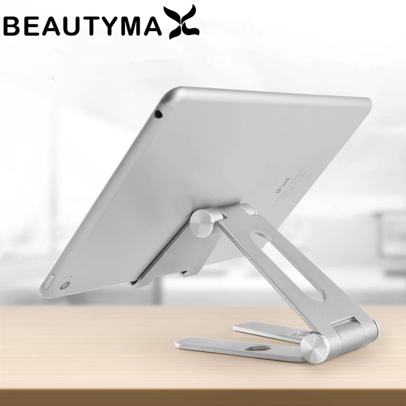  Rotatable Aluminum Alloy Tablet Holder For Ipad Air 1/2 Mini 1/2/3/4 Pro 9.7 10.5 12.9 Foldable Cel