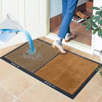 

Entrance Door Mat Northern European Household Disinfection Non-Slip Dust Removal Door Mat Absorbent Carpet Mat outside