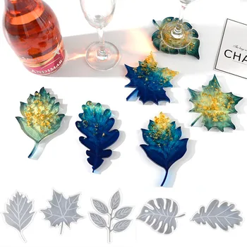 

DIY Leaf Shape Silicone Molds Epoxy UV Resin Craft Home Decoration Jewelry Making Tools