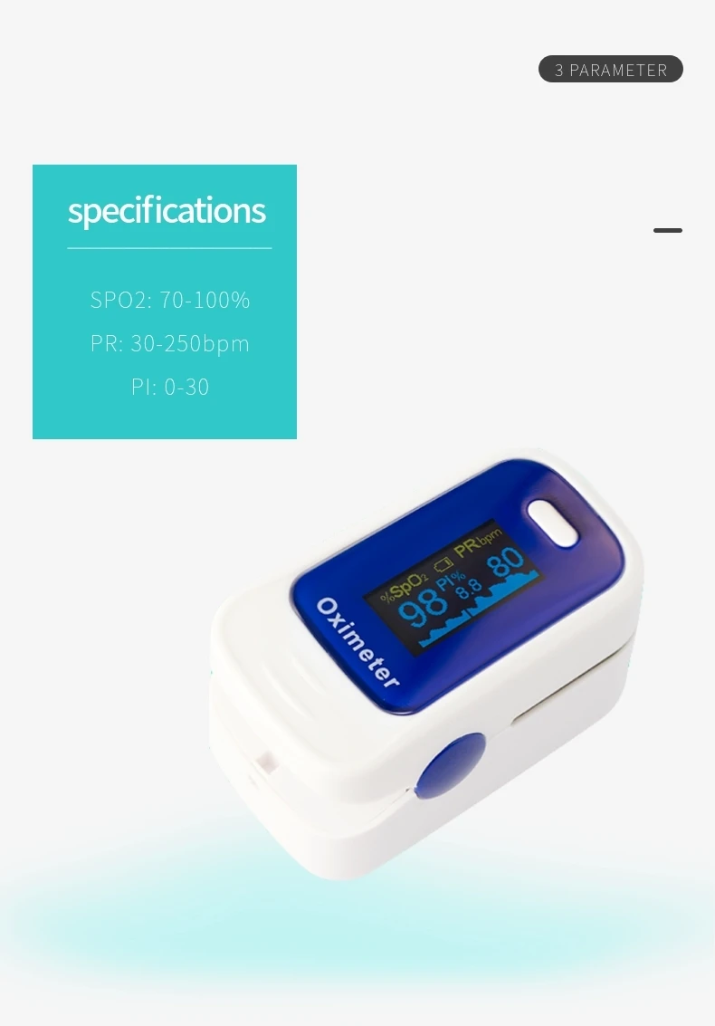 Мобильное приложение Bluetooth 4,0 OLED пульсоксиксиметр для пальцев Пульсо-кислородный монитор насыщения крови SpO2