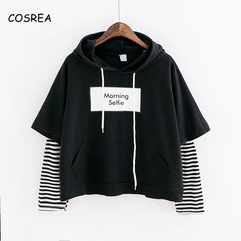 

EXO Sweatshirt Sehun Beakhyun Xiumin Exo Lay Kai Striped Sleeve Patchwork Casual Hoodies Sweatshirt Spring Harajuku EXO Clothes