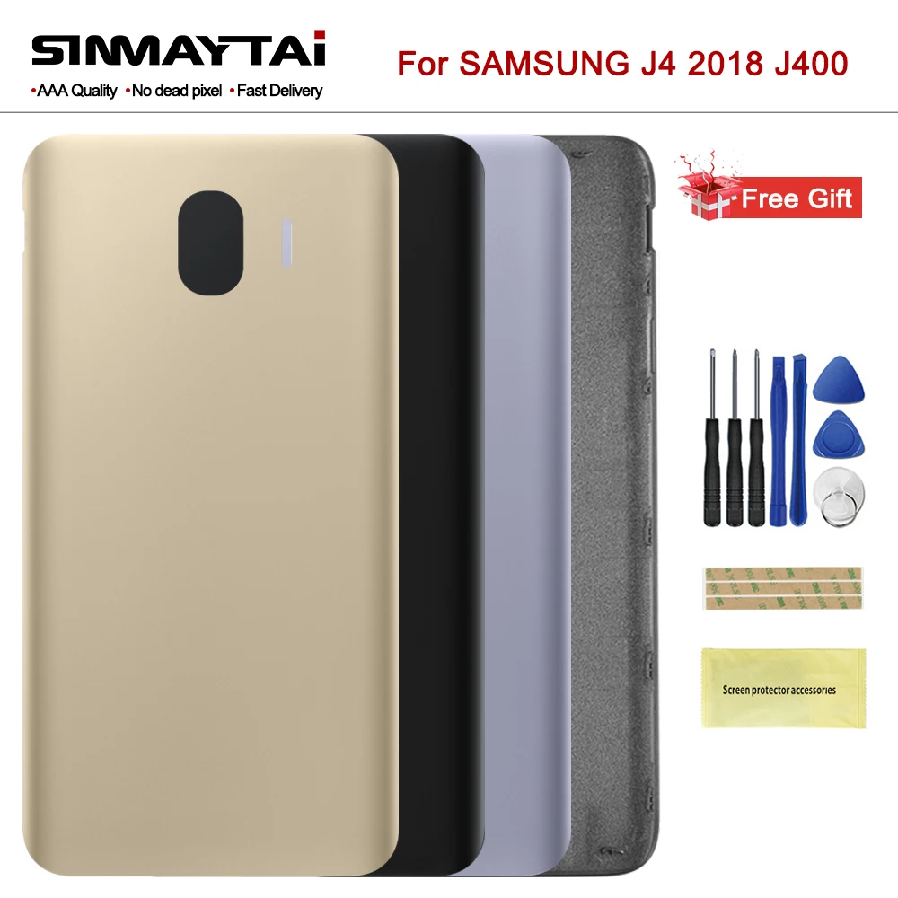 Задняя крышка батарейного отсека для Samsung Galaxy J4 2018 SM-J400F J400FN J400DS J400G | Мобильные