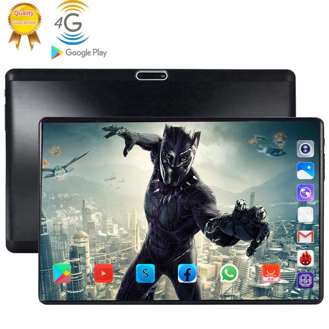 $US $91.99  4G LTE 128GB Global Bluetooth Wifi Android 9.0 10.1 inch tablet Octa Core 6GB RAM 128G ROM Dual SIM