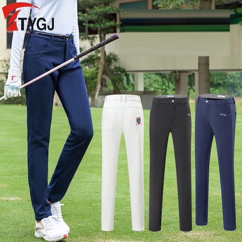 Pantaloni da Golf Pantaloni Autunno Inverno Addensare Pantaloni delle Donne  di Alta elastico Tenere In Caldo Pantaloni Sottili Delle Signore del Panno  Morbido di Usura di Sport pantaloni lunghi|Golf Pants| - AliExpress