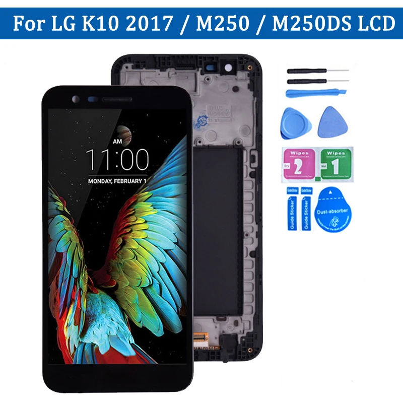 5.3 inch Original 1280x720 Display LG K10 2017 LCD with Touch Screen