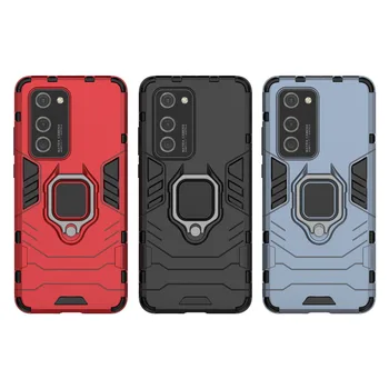 

200pcs Magnet Suction Armor Hard Case Kickstand Cover Shock Holder Stand For Huawei P40 Pro P30 Lite Mate 30 20 X Nova 7 Y7P