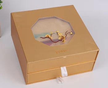 

New design paper cardboard slide drawer gift box for bracelet，Drawer Gift Packaging Box Kraft Paper Box ---CP0562