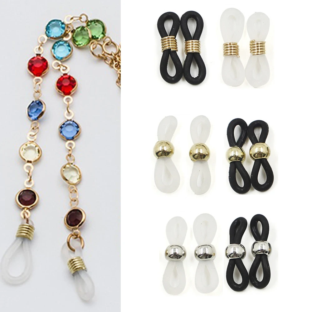 Adjustable Eyeglass Chain Ends Connectors Eye Glasses Holder 20pcs Ear Eyeglasses Aliexpress