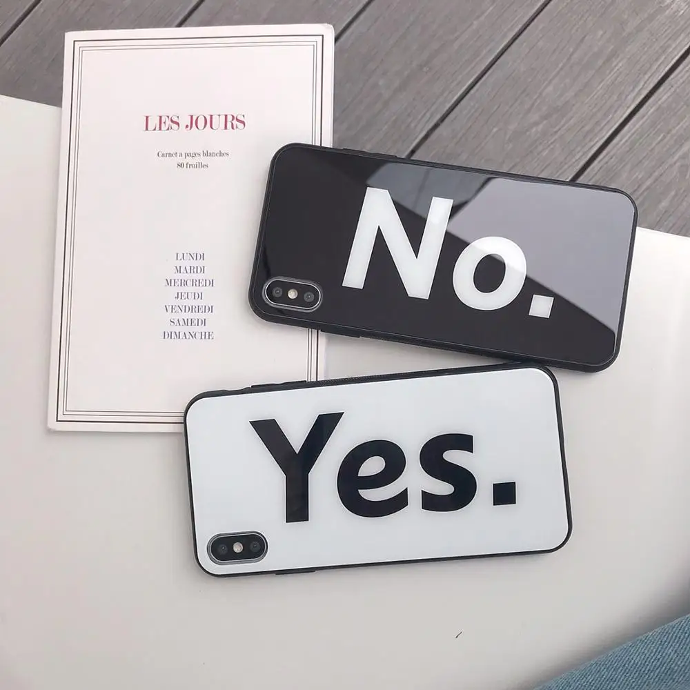 

Stylish and simple glass material waterproof and anti-fall case For iPhone 11 Pro Max XR XS Max XS for 7 8 plus 6 6s 6splus