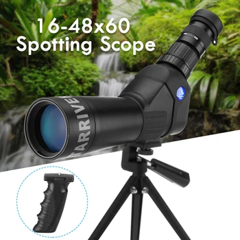 

16-48X60 high definition monocular telescope Long Distance spotting scope for Bird Watching Hunting Objective diameter 60mm