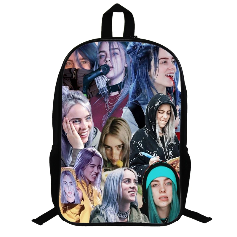 Тикин певец Рэппер Billie Eilish Детский рюкзак для девочек в стиле хип-хоп подростковые школьные сумки Популярные Мультяшные женские рюкзаки с изображением паука для девочек - Цвет: 26