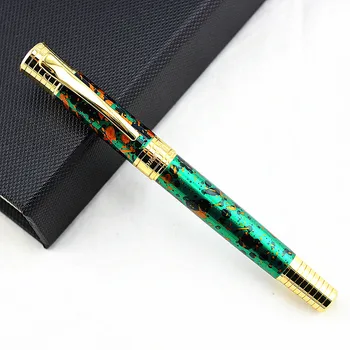 

Luxury metal Fountain Pen Creative Unique 0.5mm F Nib Business Office Gift Financial Ink Pens with An Original Gift Box