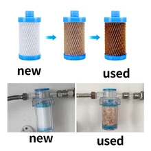 Kitchen Household PP Cotton Filter Element Small Activated Carbon Filter Shower Filter Faucet with Water Heater Washing Machine