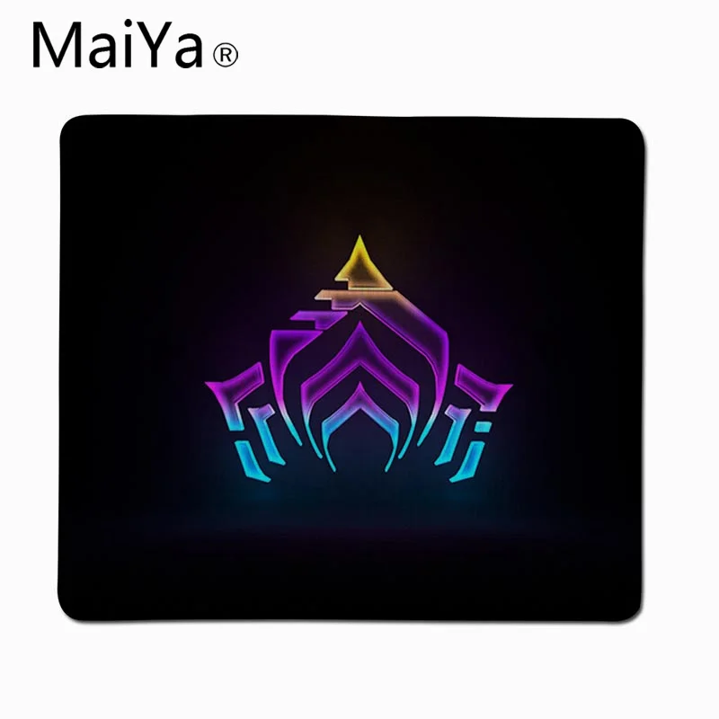 MaiYa warframe Логотип резиновый коврик для мыши игра скорость/Управление версия большой игровой коврик для мышки с Аниме Коврик для мыши