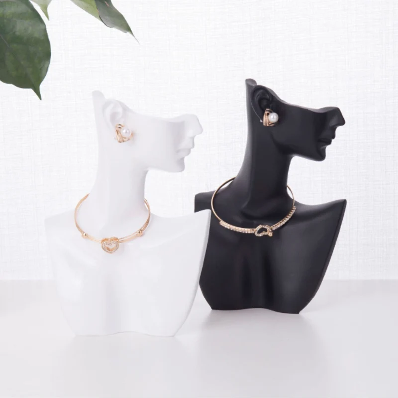 Small Style Resin Mini Model Earrings Necklace Jewellery Stand Gem Lightbox Spectacles Necklace Display Wholesale