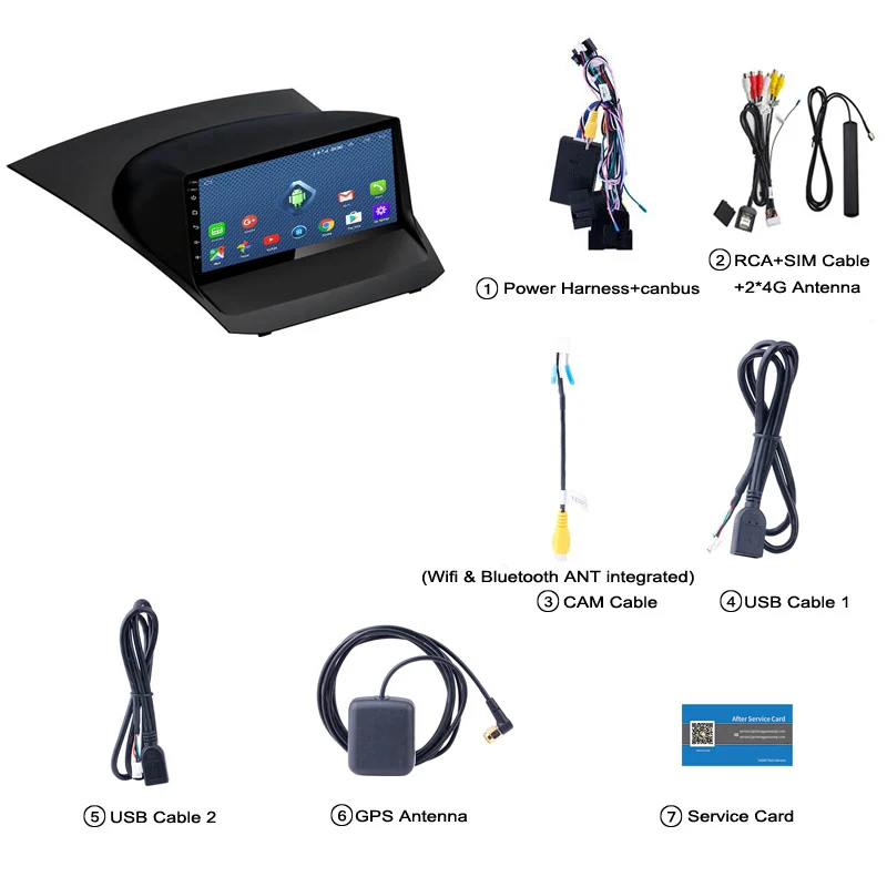 4G Lte все Netcom 9 дюймов Android 8,0 Автомобильная dvd-навигационная система для Ford Fiesta 2009- мультимедийная система с Playstore