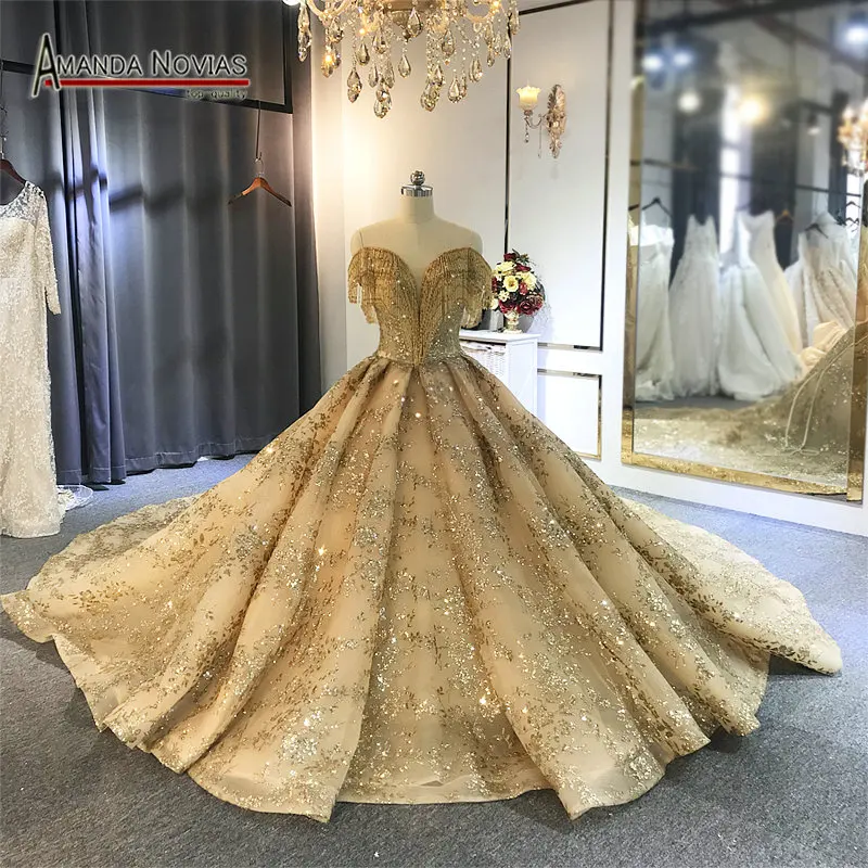 Golden ball gown Clearance