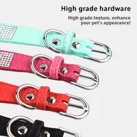 Diamond Inlaid Pet Cat Pets Shiny Crystal Elastic Collars 5
