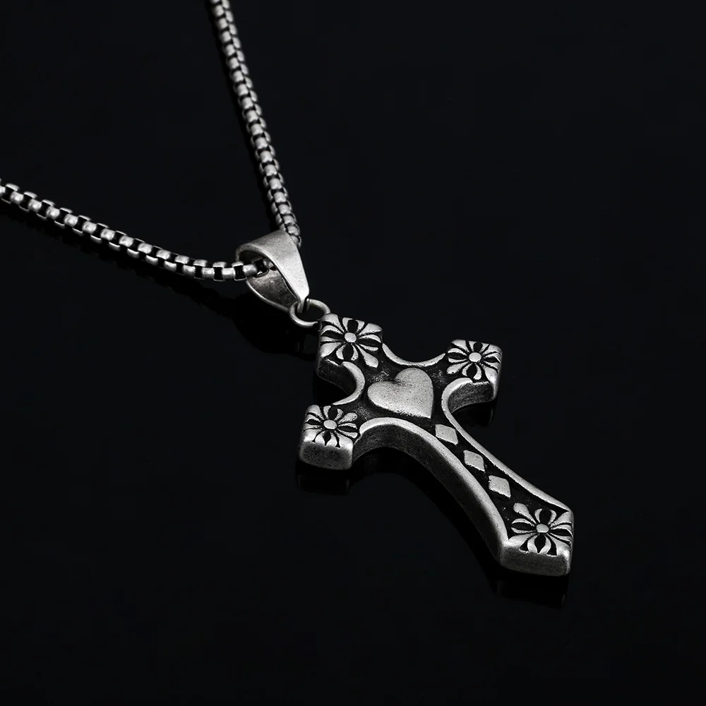 BOFEE cross charm necklace