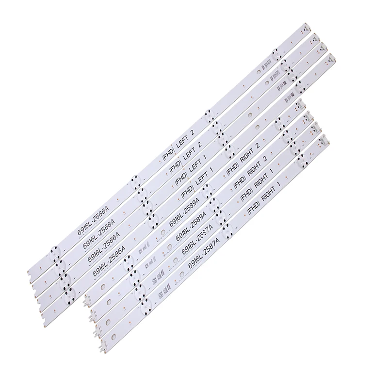 

100%NEW original 16 PCS/set LED backlight strip bar for 6916L-2586A 6916L-2587A 6916L-2588A 6916L-2589A LC490DUE FJ M1 49LH604V