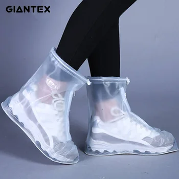 

Reusable Rainproof Shoes For Camping Waterproof Krainproof 1 Pair Of PVC Light And Easy To Carry S/M/L Men Women Wear-resisting