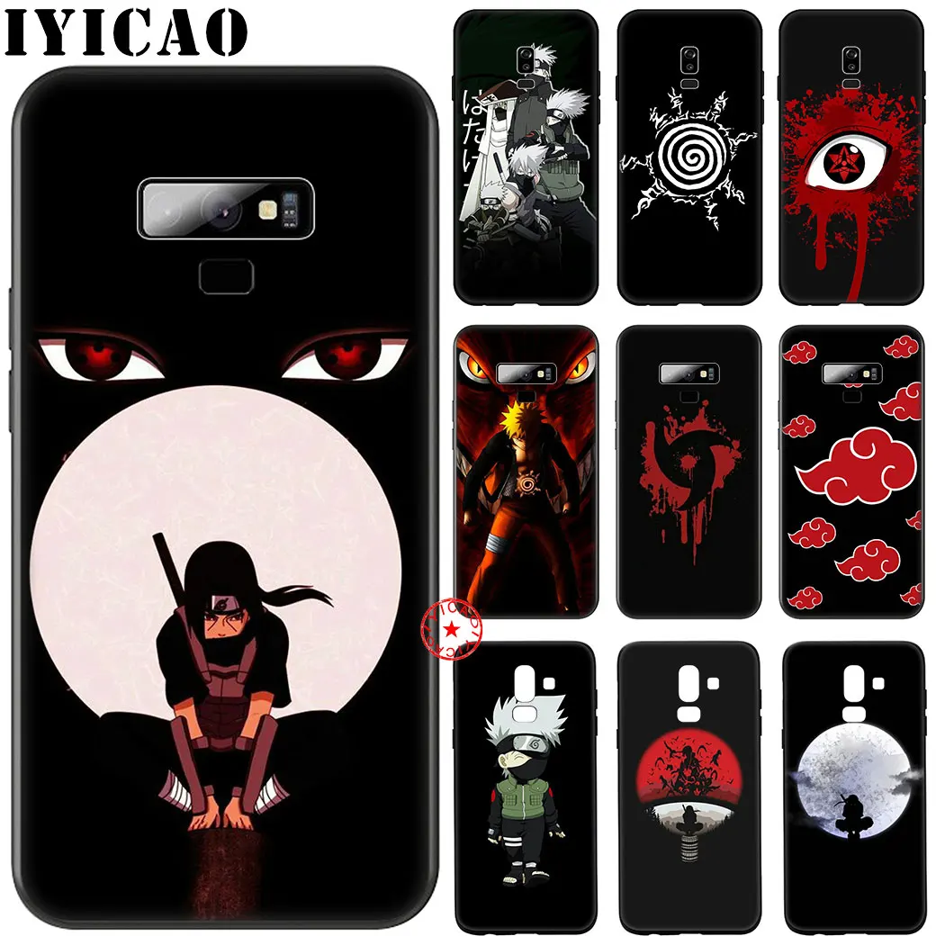 Naruto Uchiha Sasuke Black Soft Silicone Case for Samsung Galaxy A70S A20E A2 J4 J6 Core Plus Prime J7 Duo J8 TPU Cover |