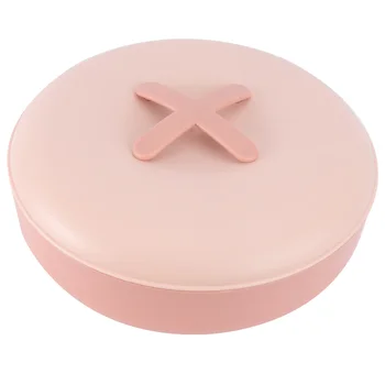 

2pcs Home Storage Tray with Lid Multi-grids Tray Plastic Serving Plate Candy Tray for Kitchen Fruit Nuts Food