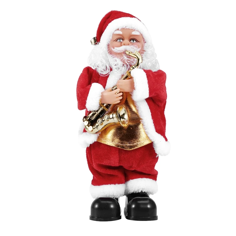 Креативный Рождественский Электрический барабанный Санта-Клаус Поющий танцующий кукла игрушка подарок на год для детей игрушка Navidad Рождественский Декор