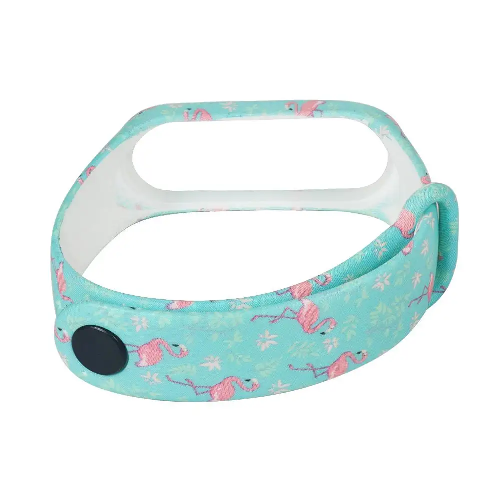 For Xiaomi Bracelet 4 Mi Band 4 Painted Pattern Personalized Print Replacement Sport Watch Silicone Wrist Strap Universal Band 3