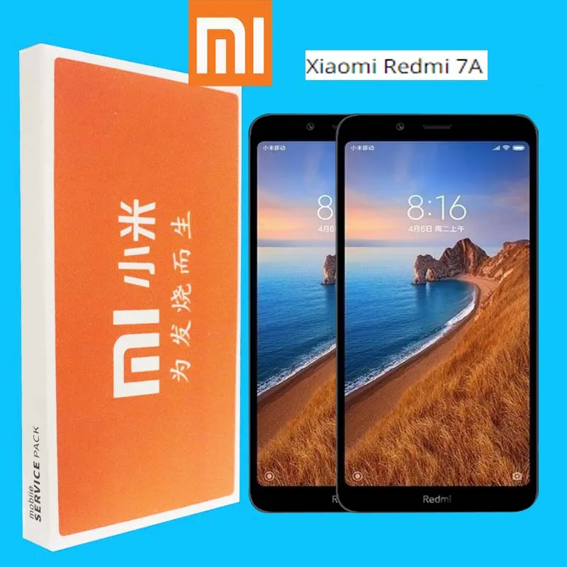 Для Xiaomi Redmi 7A ЖК дисплей кодирующий преобразователь сенсорного экрана в сборе с