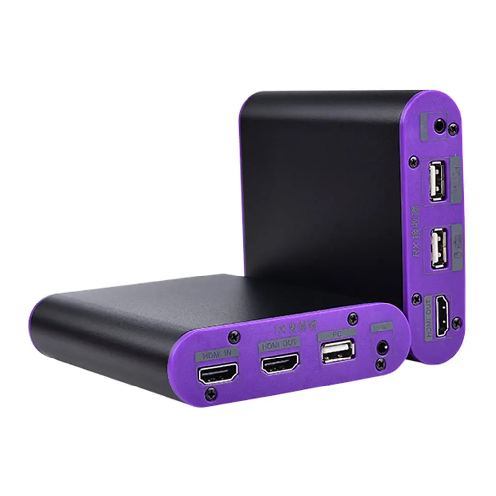 CAT872KVM HDMI передатчик и приемник Удлинитель Ethernet cat5e/6 plus/7 для глубокий цвет 3D EDID Dobly DTS