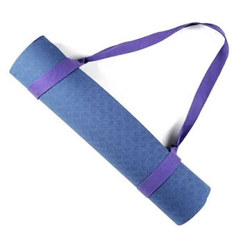 

Yoga Fitness Supplies Exercise Stretch Yoga Belt Fitness Hot Mat Rope Adjustable Elastic Sports Sling Shoulder Carry Strap Belt