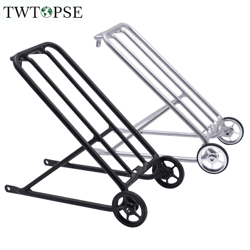 TWTOPSE велосипедные стандартные стойки для Brompton складные велосипедные легкие колесные грузовые стойки стабильный велосипед T6 алюминий 310 г Анодирование CNC
