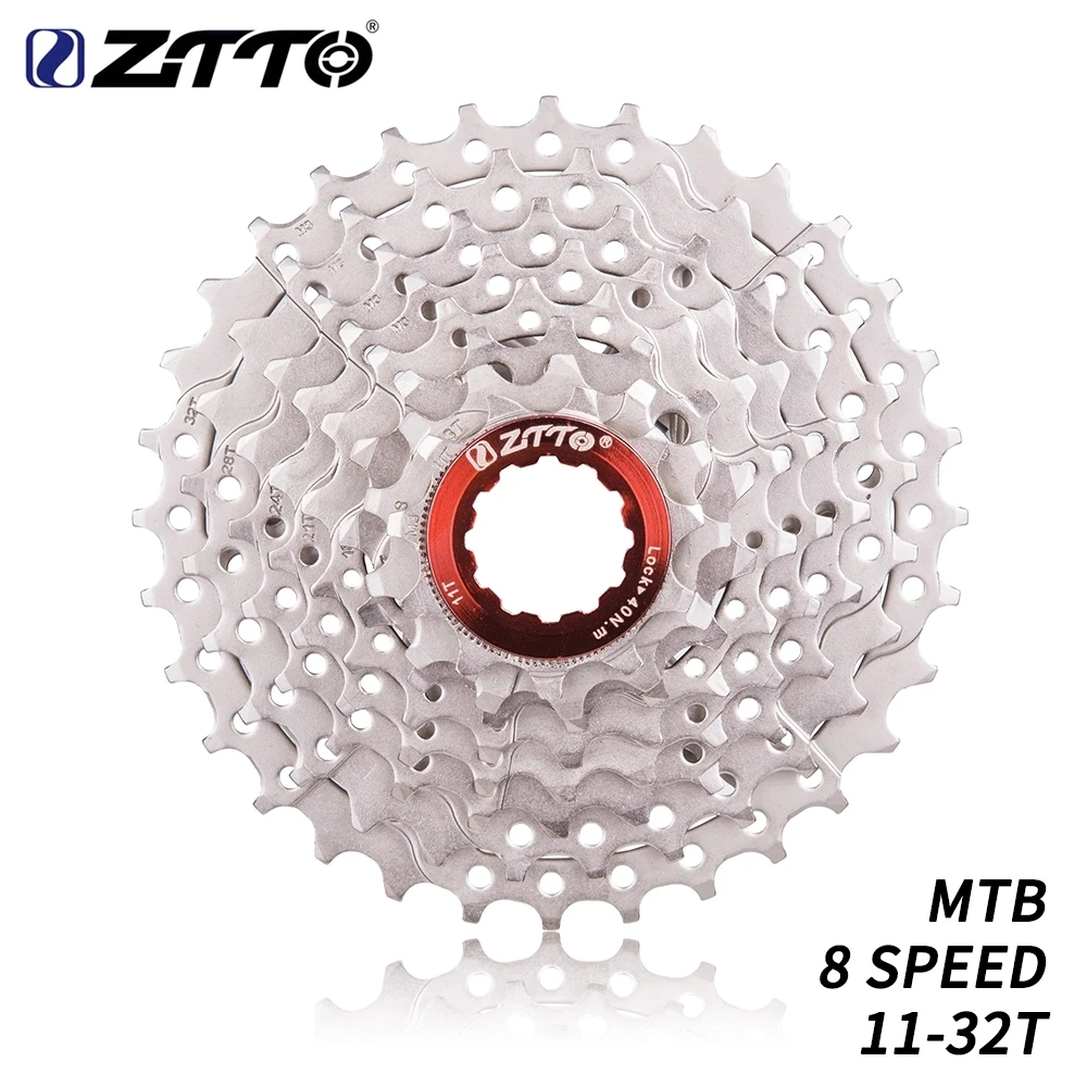 ZTTO 8 speed 11-32TMTB карты bicycle горный велосипед 8 скоростной стальной 8 s 8v K7 маховик велосипедные кассеты запчасти M410 M360 M310