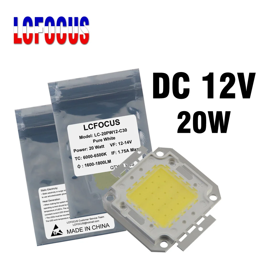 Omgaan Doe herleven Verder Dc 12V High Power Led Chip 1W 3W 5W 10W 20W 30W 50W 100 W Warm Wit Smd Cob  Diode Voor 1 3 10 20 30 50 100 W Watt Licht Kralen|cob diode|light beads30w  led diod - AliExpress