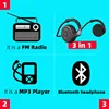 Arikasen Bluetooth earphone sport MP3 Player Headset FM Radio extended memory  wireless headphone player bluetooth headphone mic ► Photo 2/6