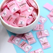 Cheap 10Pcs/Lot Artificial Candy Slime Charms Toy for Children Pretend Play Charms Modeling Clay DIY Lizun Accessory for Kids Gift