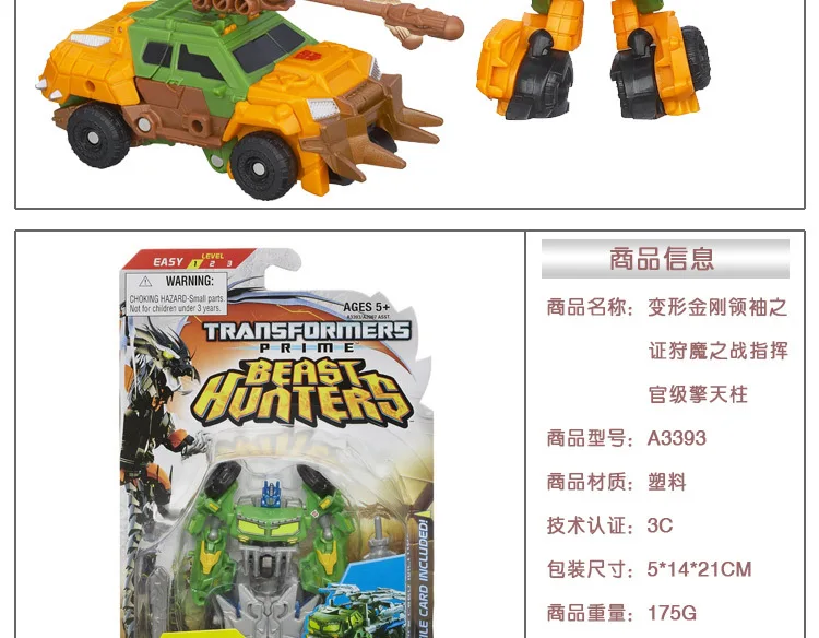 Hasbro Трансформеры Робот игрушки модель тфп анимация командор класс Оптимус Прайм красный паук