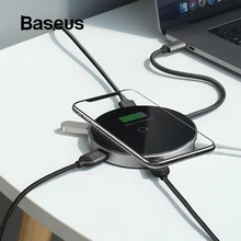Baseus концентратор USB Type C до 3,0 usb-хаб с беспроводной зарядкой для MacBook Pro мульти usb-хаб аксессуары для компьютера Разветвитель USB C концентратор