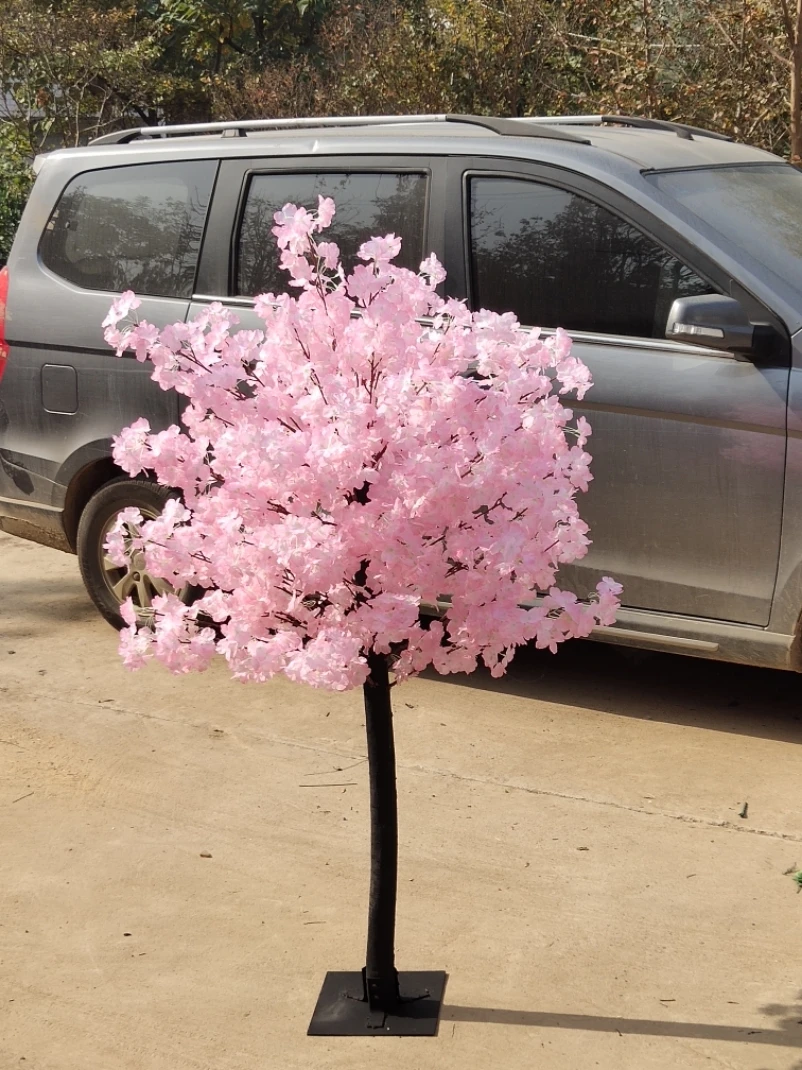 1meters50cm симуляция вишни деревья для свадьбы Розовый и белый цвет