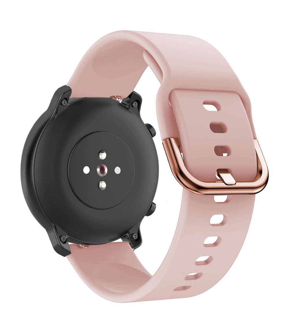 UEBN 20 мм 22 мм силиконовый ремешок для Xiaomi Amazfit Bip/Younth Sport сменный ремешок для Xiaomi Huami Amazfit GTR 42 мм 47 мм ремешок