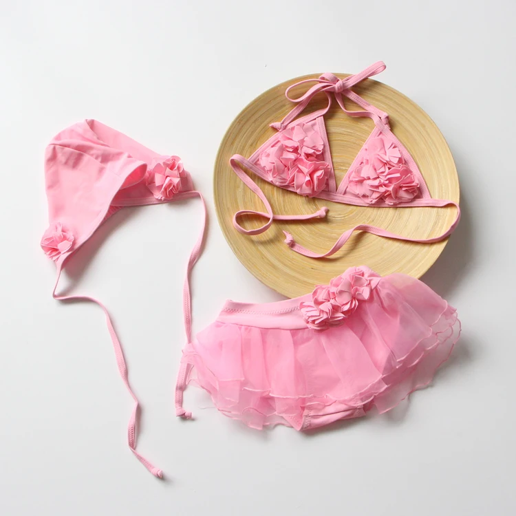 Girls Bathing Suit Clothes Babies 0 To 3 6 12 Months 2T Infantil Baby Girl Swimwear Swimsuit for Kids Swimming Suit Set bikini - Цвет: 1