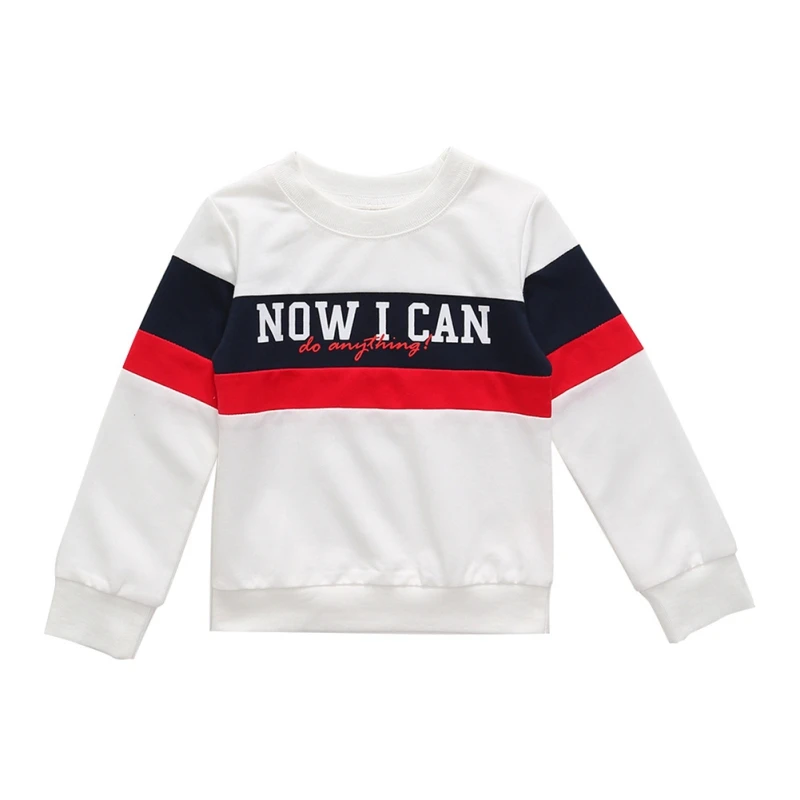 

TAutumn Baby Boys Clothes Long Sleeve Cartoon Letters Print T-Shirts Kids Tops Tees Shirts Casual Blouse