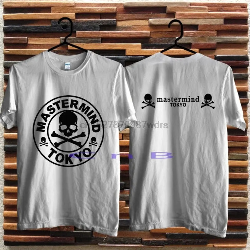 

Mastermind Japan SIVER dust printed Skull tee Rare New white