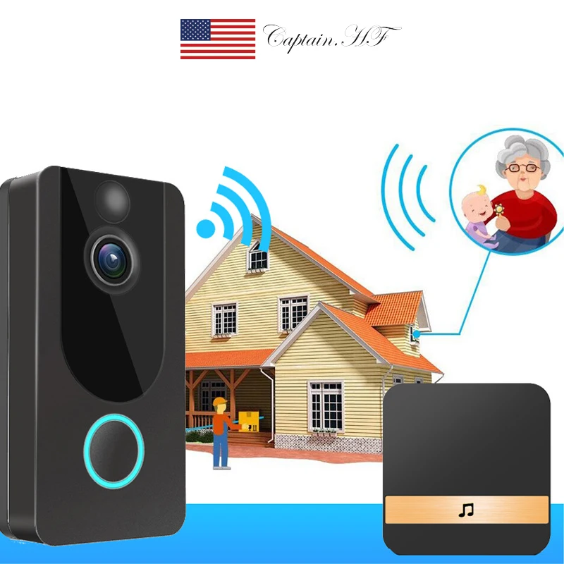 US Captain HF Smart WIFI Video Doorbell