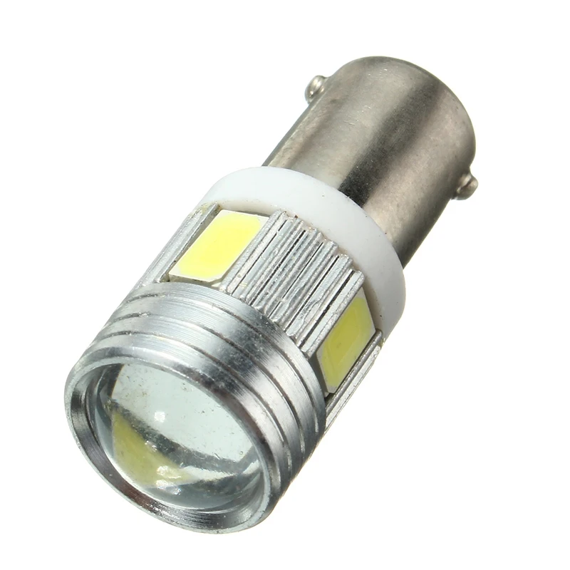 DC 12V 5730 5630 T4W BA9S 120LM 1 2 W 6 автомобильный СВЕТОДИОД SMD супер белый внутренний боковой